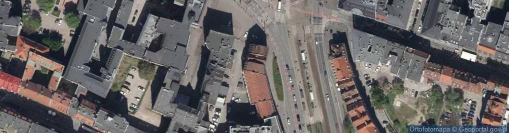Zdjęcie satelitarne Króla Kazimierza Wielkiego ul.