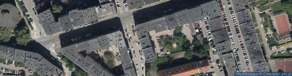 Zdjęcie satelitarne Kręta ul.