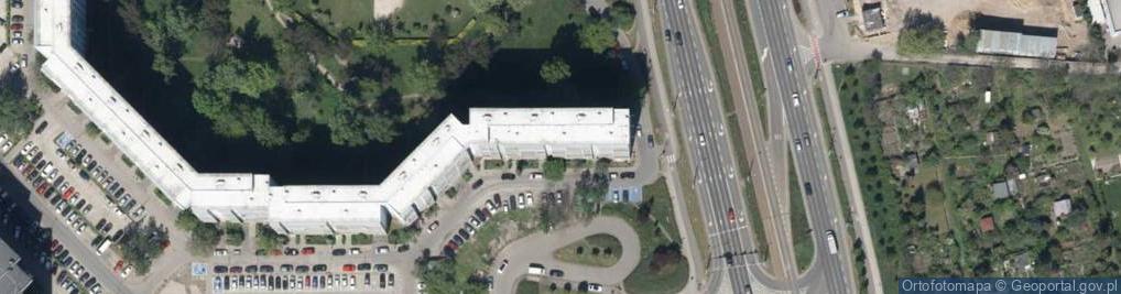 Zdjęcie satelitarne Krynicka ul.