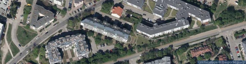 Zdjęcie satelitarne Krzycka ul.