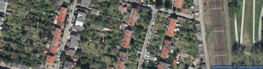 Zdjęcie satelitarne Kreślarska ul.