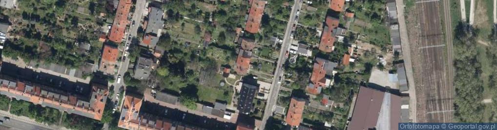 Zdjęcie satelitarne Kreślarska ul.