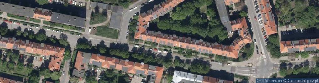 Zdjęcie satelitarne Krucza ul.