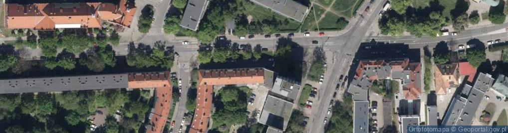 Zdjęcie satelitarne Krucza ul.