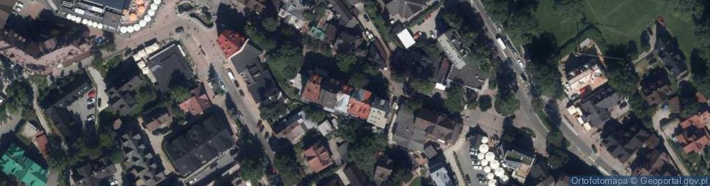 Zdjęcie satelitarne Krupówki ul.
