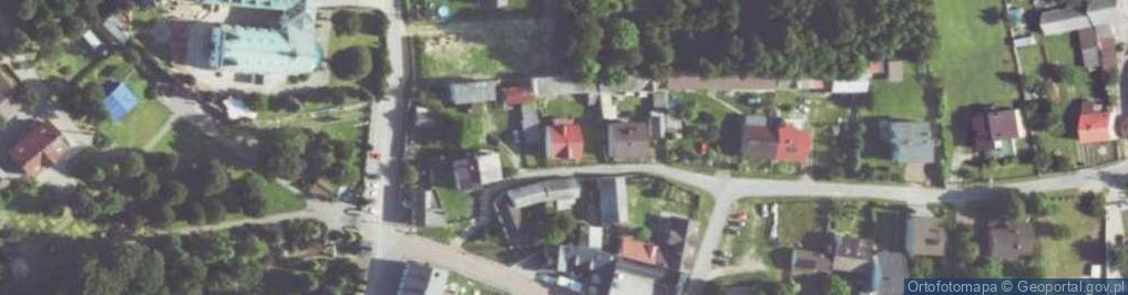 Zdjęcie satelitarne Krzywa ul.