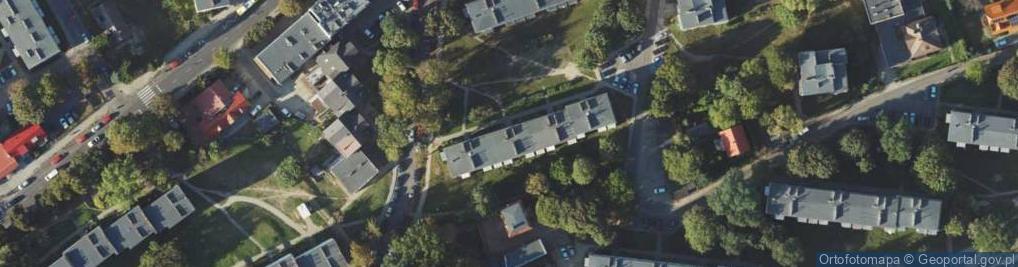 Zdjęcie satelitarne Krasickiego Ignacego, bp. ul.