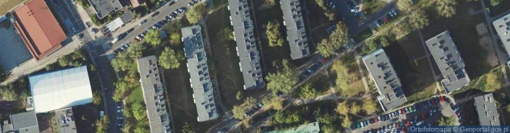 Zdjęcie satelitarne Krzywoń Anieli ul.