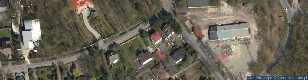 Zdjęcie satelitarne Krzywa ul.