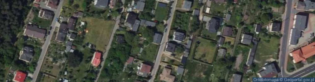 Zdjęcie satelitarne Księżycowa ul.