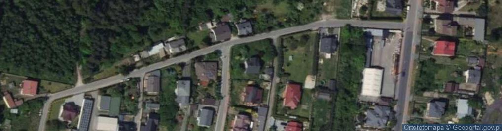 Zdjęcie satelitarne Księżycowa ul.