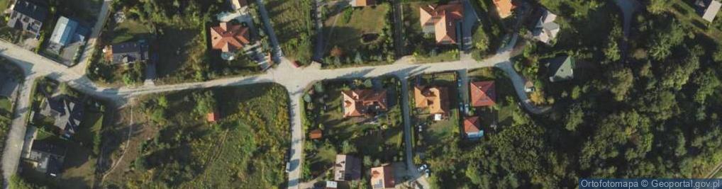 Zdjęcie satelitarne Księżycowa ul.