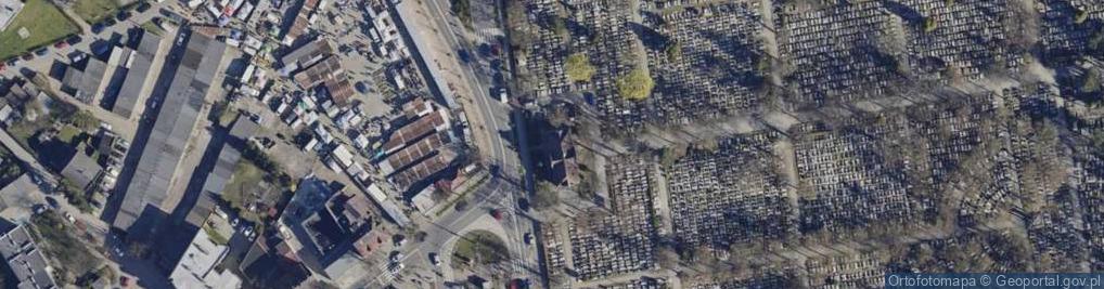Zdjęcie satelitarne Księcia Józefa Poniatowskiego ul.