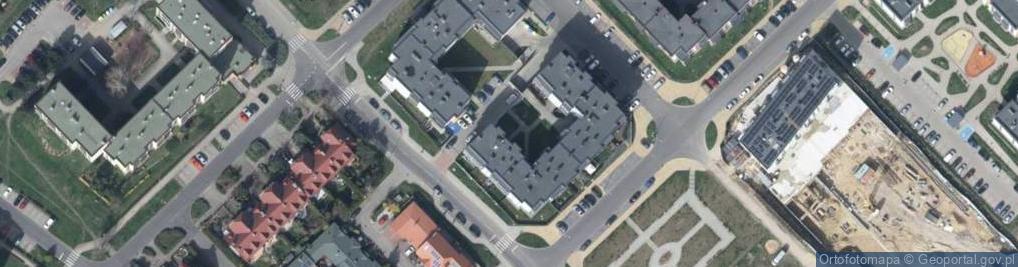 Zdjęcie satelitarne Księżnej Mechtyldy ul.
