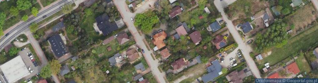 Zdjęcie satelitarne Książęca ul.