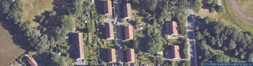 Zdjęcie satelitarne Książęca ul.