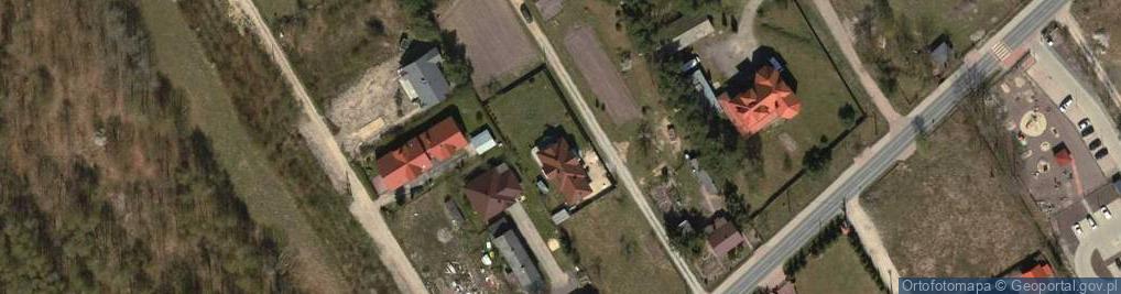 Zdjęcie satelitarne Księżycowa ul.