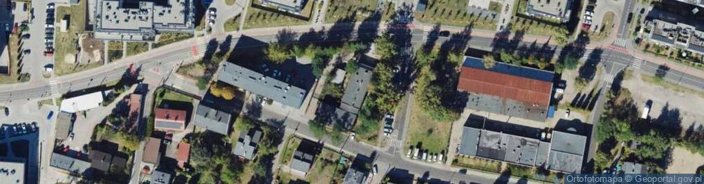 Zdjęcie satelitarne Książęca ul.