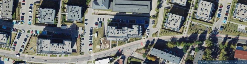 Zdjęcie satelitarne Książęca ul.