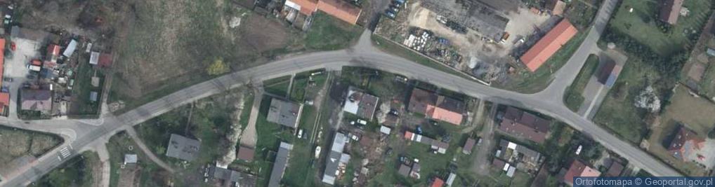 Zdjęcie satelitarne Księginice ul.