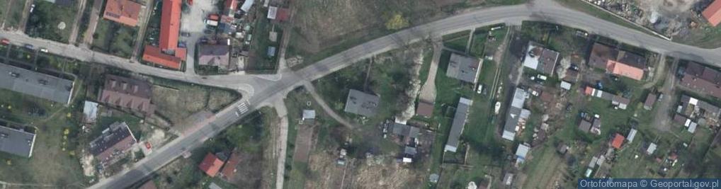 Zdjęcie satelitarne Księginice ul.