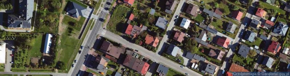 Zdjęcie satelitarne Księżacka ul.