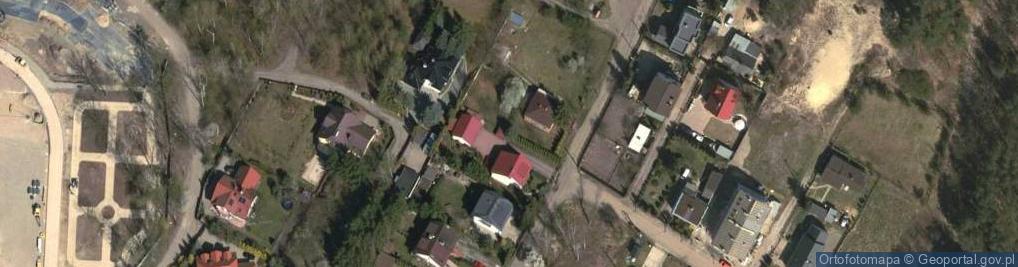 Zdjęcie satelitarne Księżycowa ul.