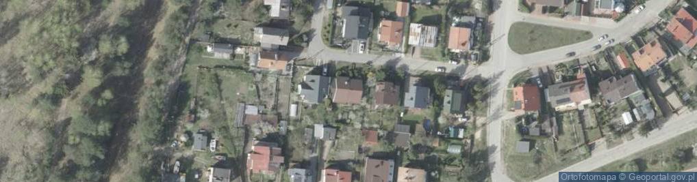 Zdjęcie satelitarne Księżycowa ul.