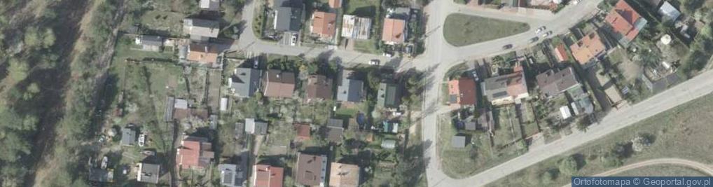 Zdjęcie satelitarne Księżycowa ul.