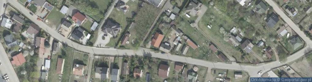 Zdjęcie satelitarne Książęca ul.