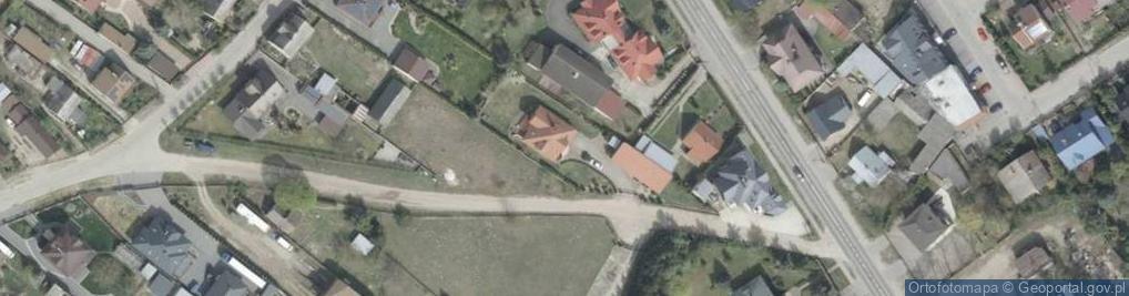 Zdjęcie satelitarne Książęca ul.