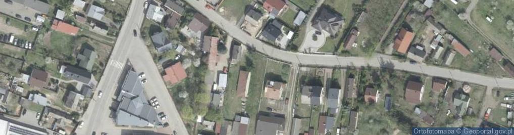 Zdjęcie satelitarne Książęca ul.