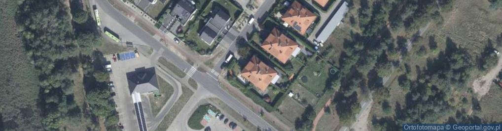 Zdjęcie satelitarne Książęca ul.