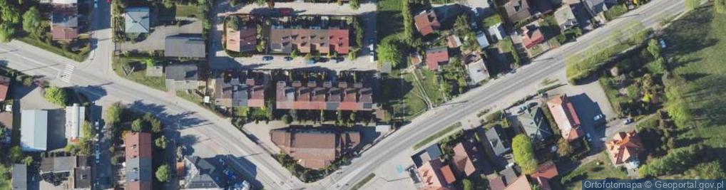 Zdjęcie satelitarne Książęca ul.