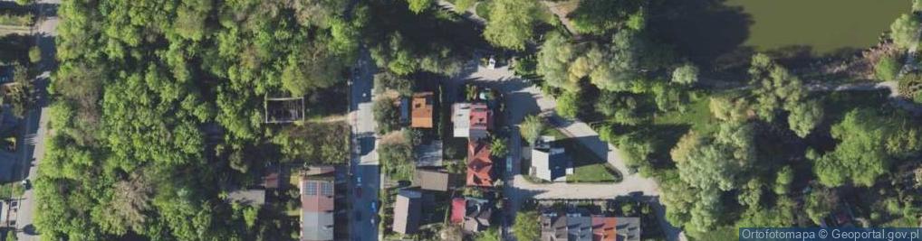Zdjęcie satelitarne Książęca ul.