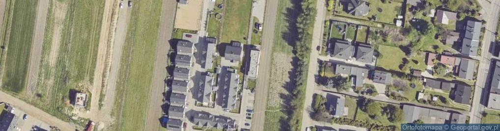 Zdjęcie satelitarne Księżycowa ul.
