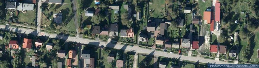 Zdjęcie satelitarne Książęca ul.