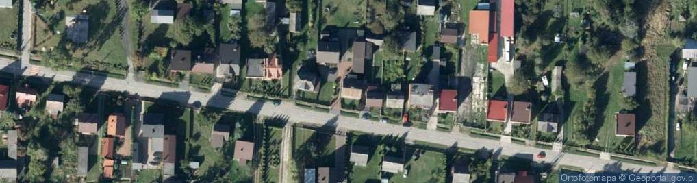 Zdjęcie satelitarne Książęca ul.