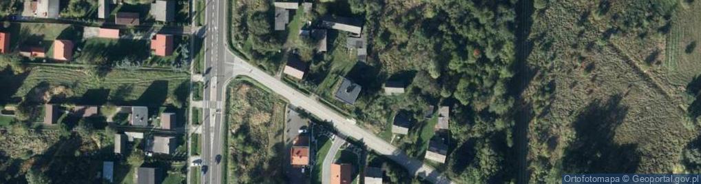 Zdjęcie satelitarne Książęca ul.