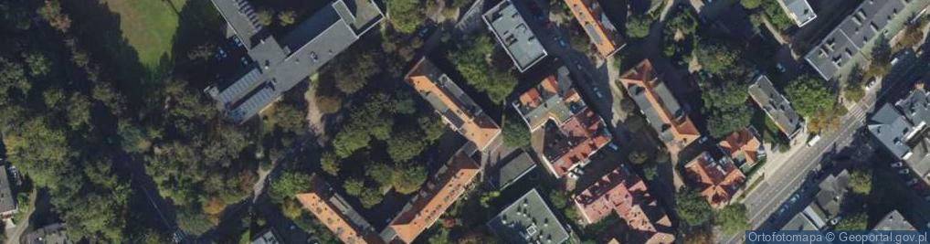Zdjęcie satelitarne Książąt Pomorskich ul.