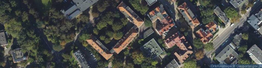 Zdjęcie satelitarne Książąt Pomorskich ul.