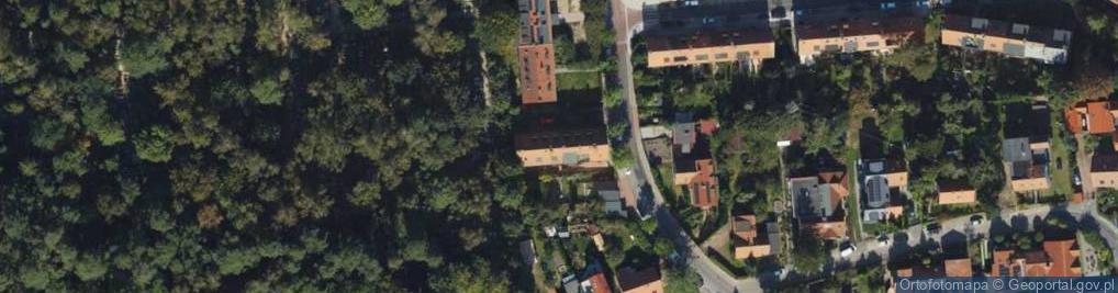 Zdjęcie satelitarne Księżycowa ul.