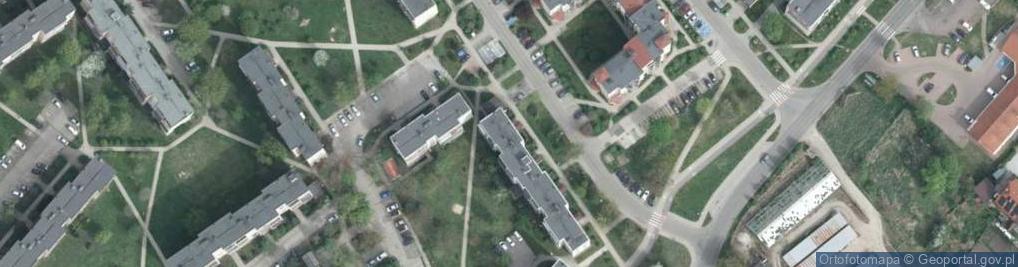 Zdjęcie satelitarne Księcia Bolka ul.