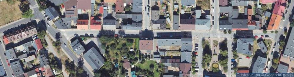 Zdjęcie satelitarne Księcia Grzymisława ul.