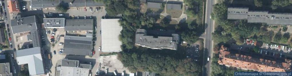 Zdjęcie satelitarne Księcia Warcisława I ul.