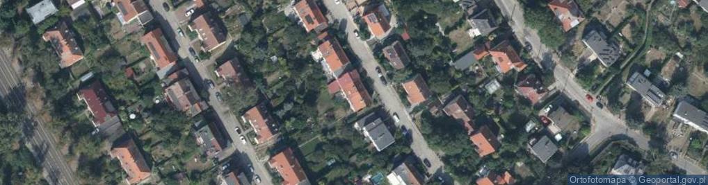 Zdjęcie satelitarne Księcia Borysa ul.