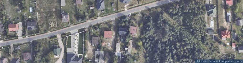 Zdjęcie satelitarne Książek Stary ul.