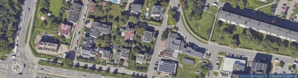 Zdjęcie satelitarne Księżycowa ul.