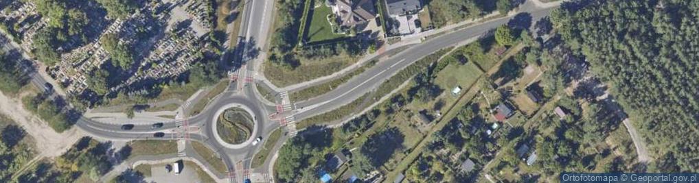 Zdjęcie satelitarne Księżycowa ul.