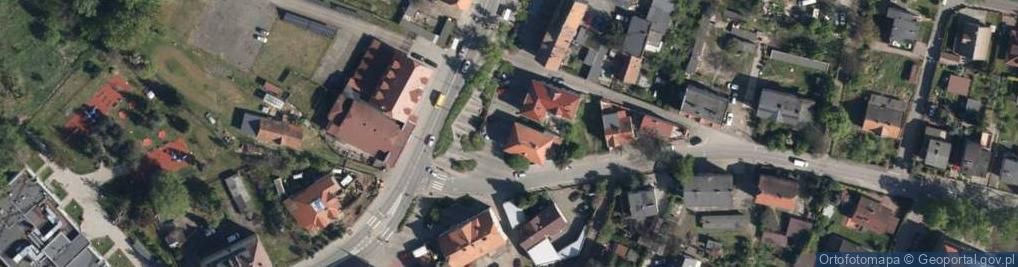 Zdjęcie satelitarne Księżycowa ul.